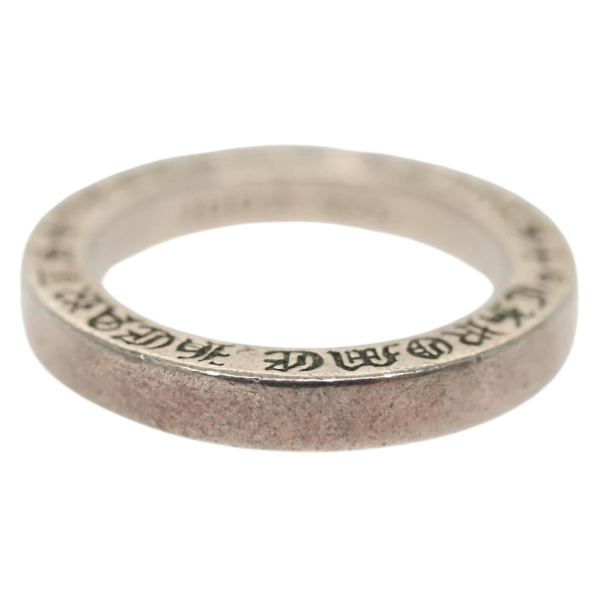 Chrome Hearts Spacer Ring Ag925 Silver Auth 138889M