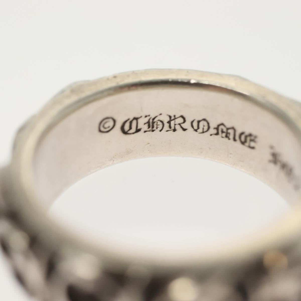Chrome Hearts Eternity Vine Band Ring Ag925 Silver Auth 138894M