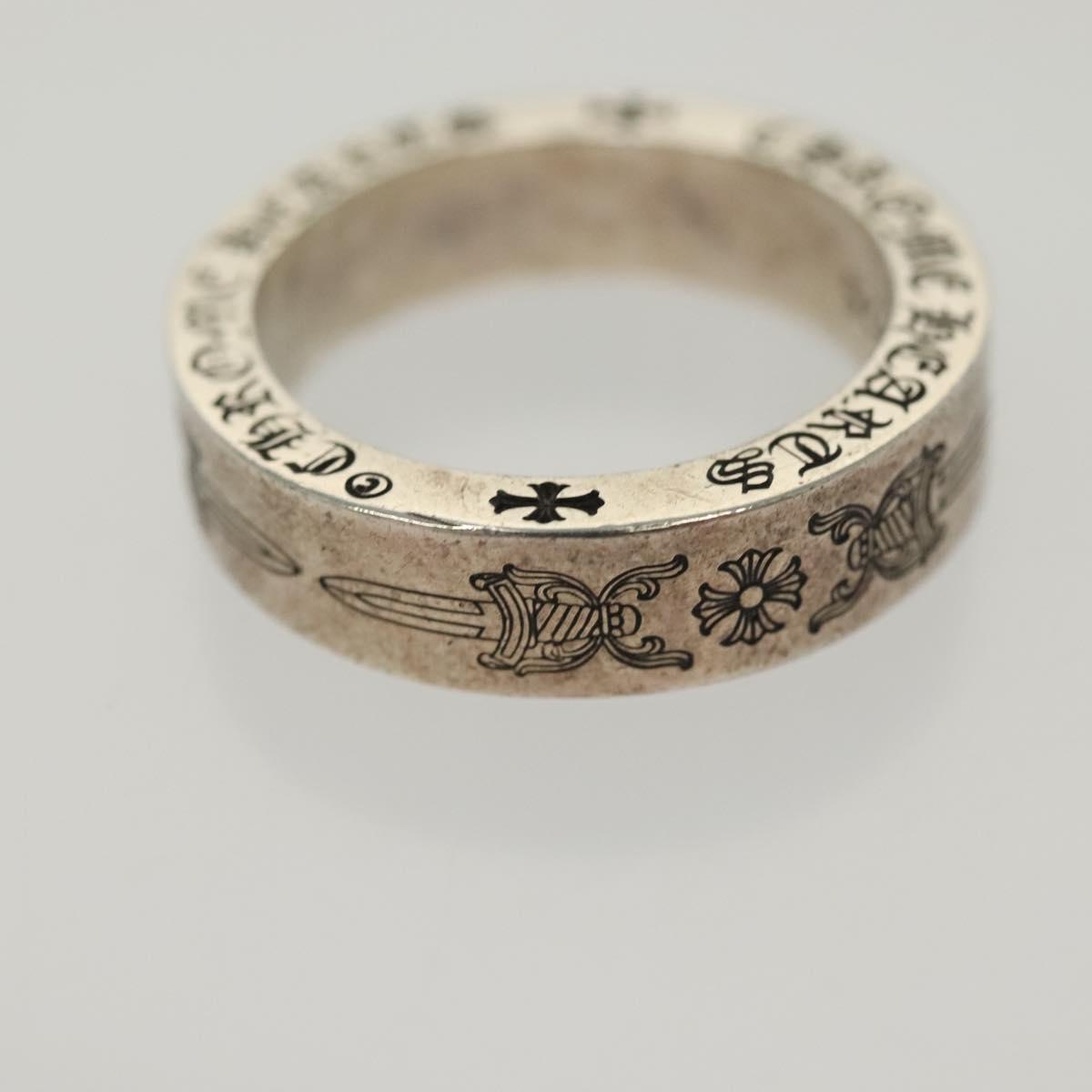 Chrome Hearts Spacer Dagger Ring Ag925 Silver Auth 138898M