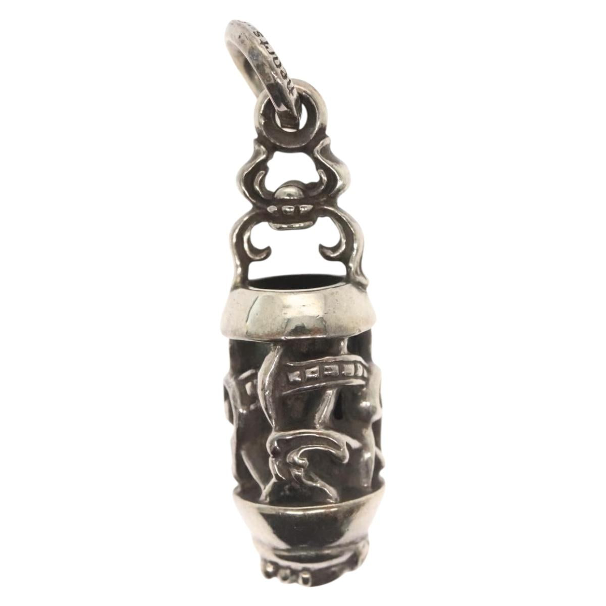 Chrome Hearts Celtic Roller Top Necklace Ag925 Silver Auth 138903M