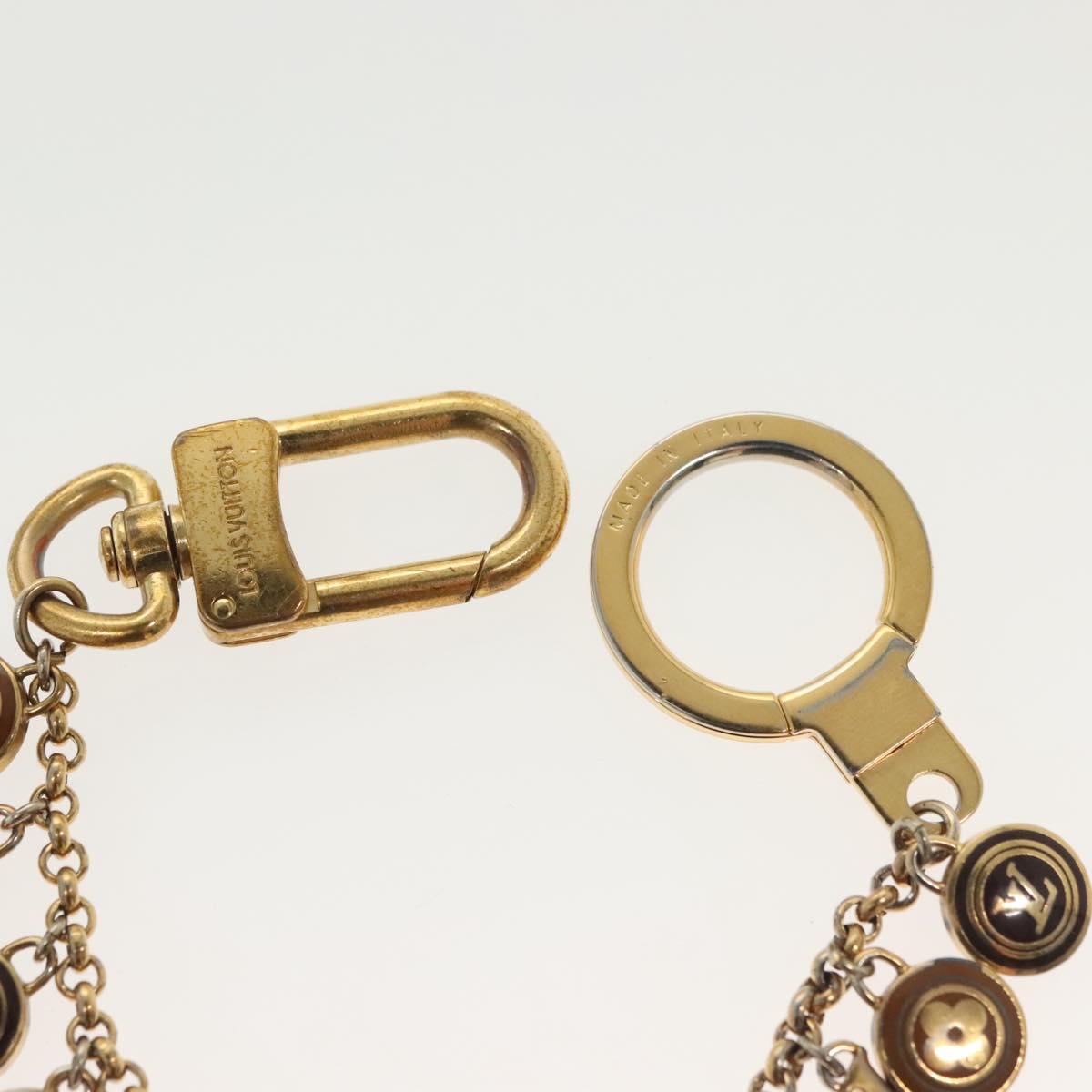 LOUIS VUITTON Porte Cles Chainne Pastille Key Holder Metal M66005 Auth 138905