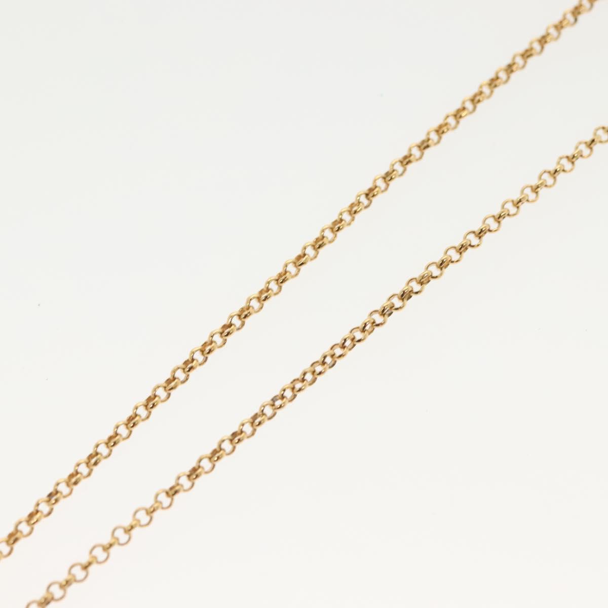 LOUIS VUITTON Collier LV Tribute Necklace metal Gold M00569 LV Auth 138912