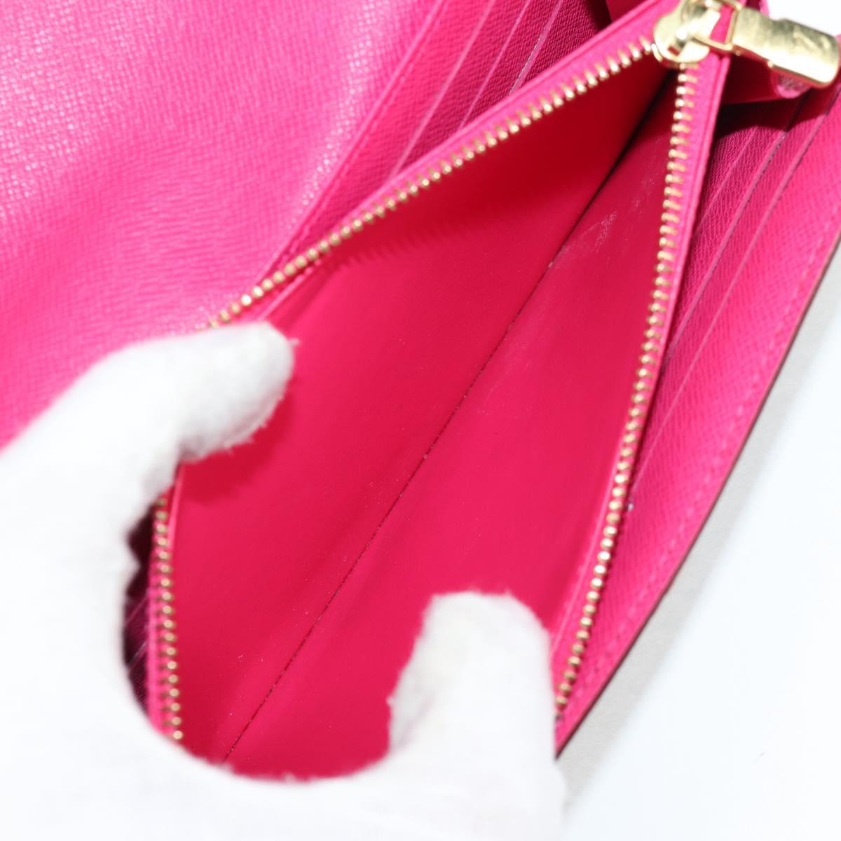 LOUIS VUITTON Multicolor Portefeiulle Sarah Wallet Black M60668 LV Auth 138922V