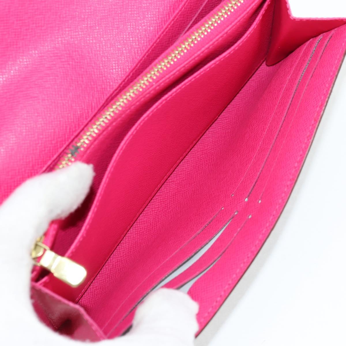 LOUIS VUITTON Multicolor Portefeiulle Sarah Wallet Black M60668 LV Auth 138922V