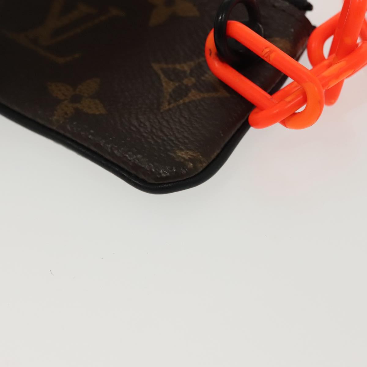 LOUIS VUITTON Monogram Solar Powered Ray Pochette Cles M44487 LV Auth 138926