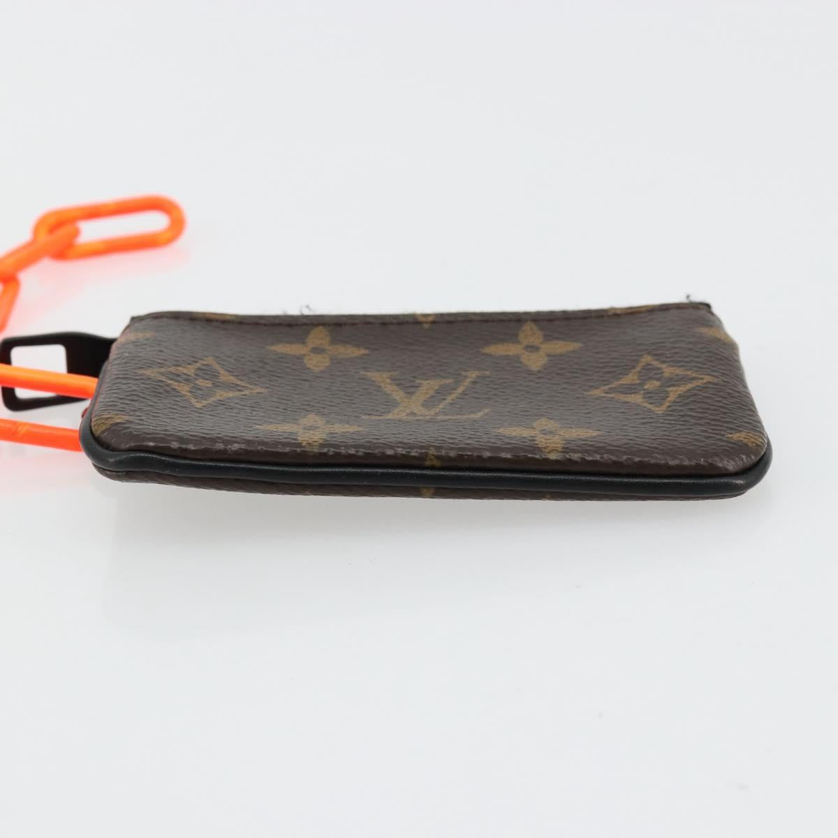 LOUIS VUITTON Monogram Solar Powered Ray Pochette Cles M44487 LV Auth 138926