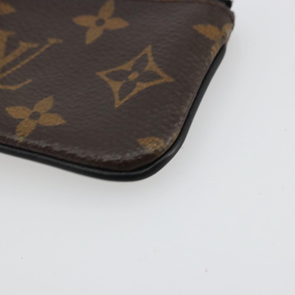 LOUIS VUITTON Monogram Solar Powered Ray Pochette Cles M44487 LV Auth 138926