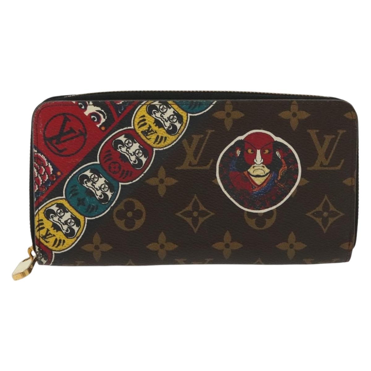 LOUIS VUITTON Kansai Yamamoto Collaboration Zippy Wallet M67249 LV Auth 138928