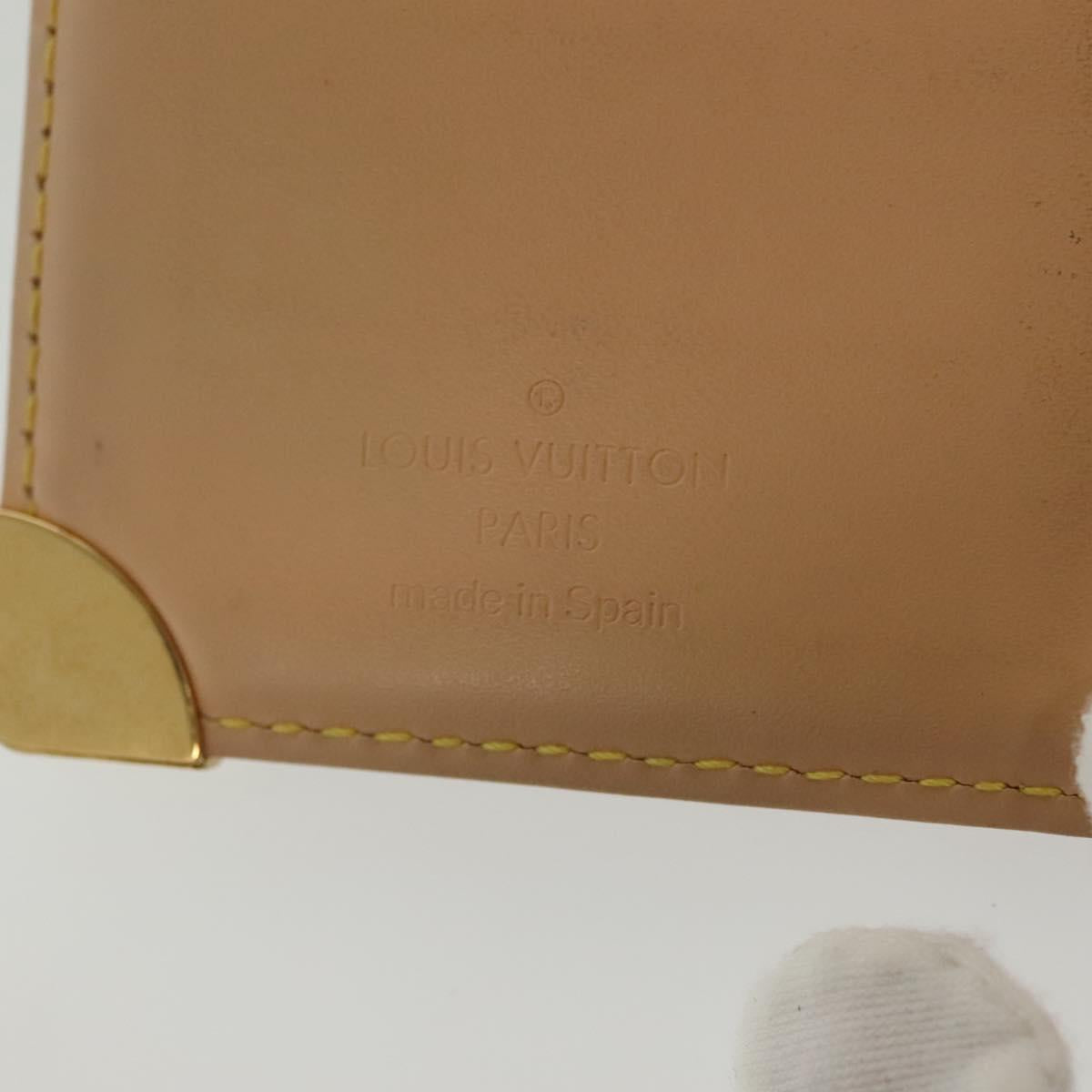 LOUIS VUITTON Multicolor Agenda PM Day Planner Cover White R21074 Auth 138936