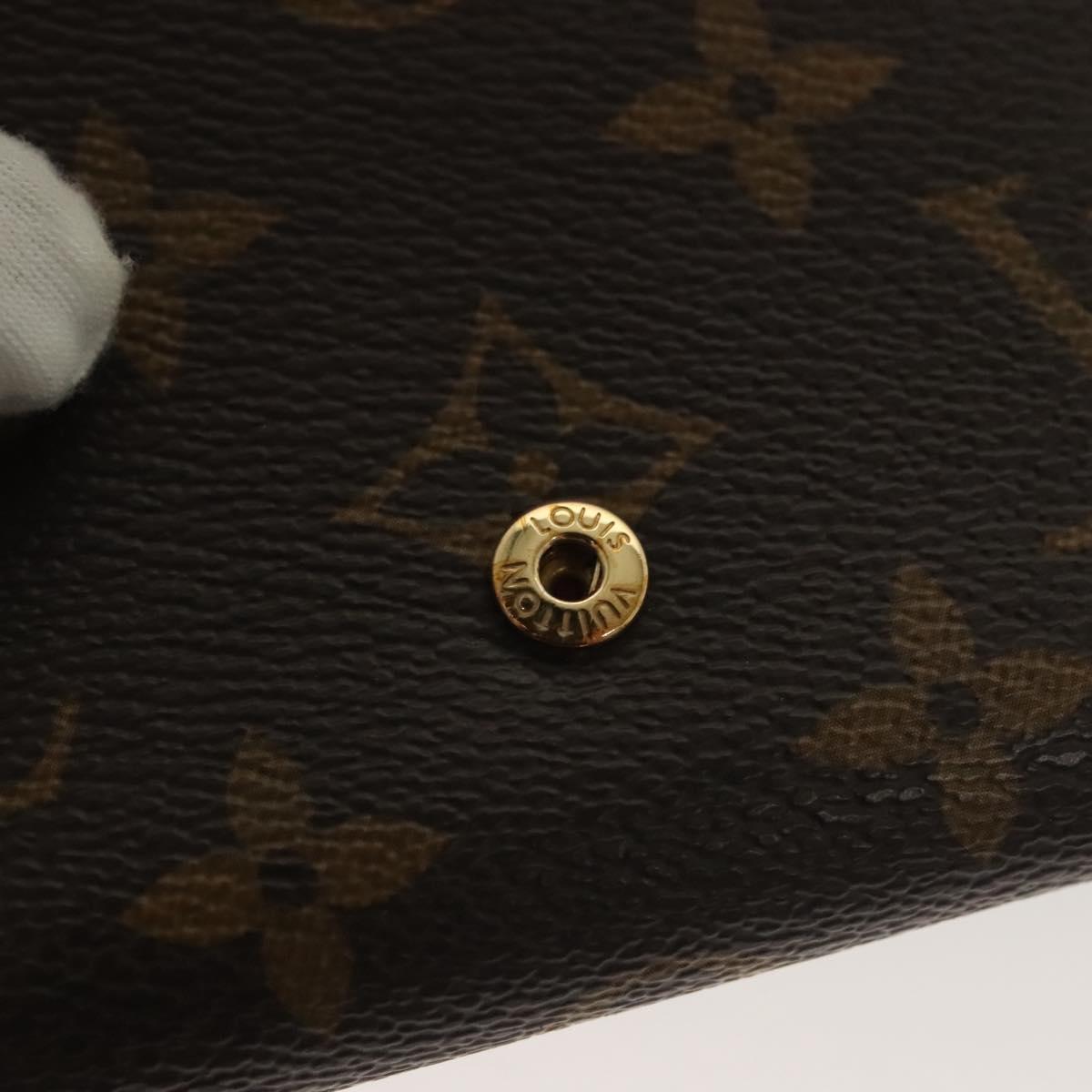 LOUIS VUITTON Monogram Vivienne Portefeuille Victorine Wallet M69751 Auth 138937