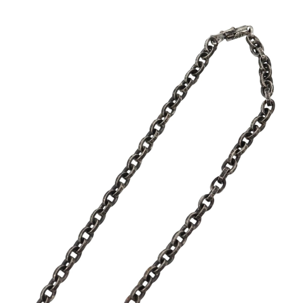 Chrome Hearts Paper Chain Necklace Ag925 Silver Auth 138945M