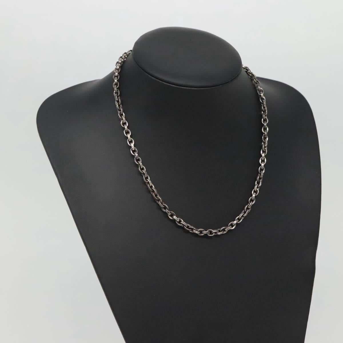 Chrome Hearts Paper Chain Necklace Ag925 Silver Auth 138945M