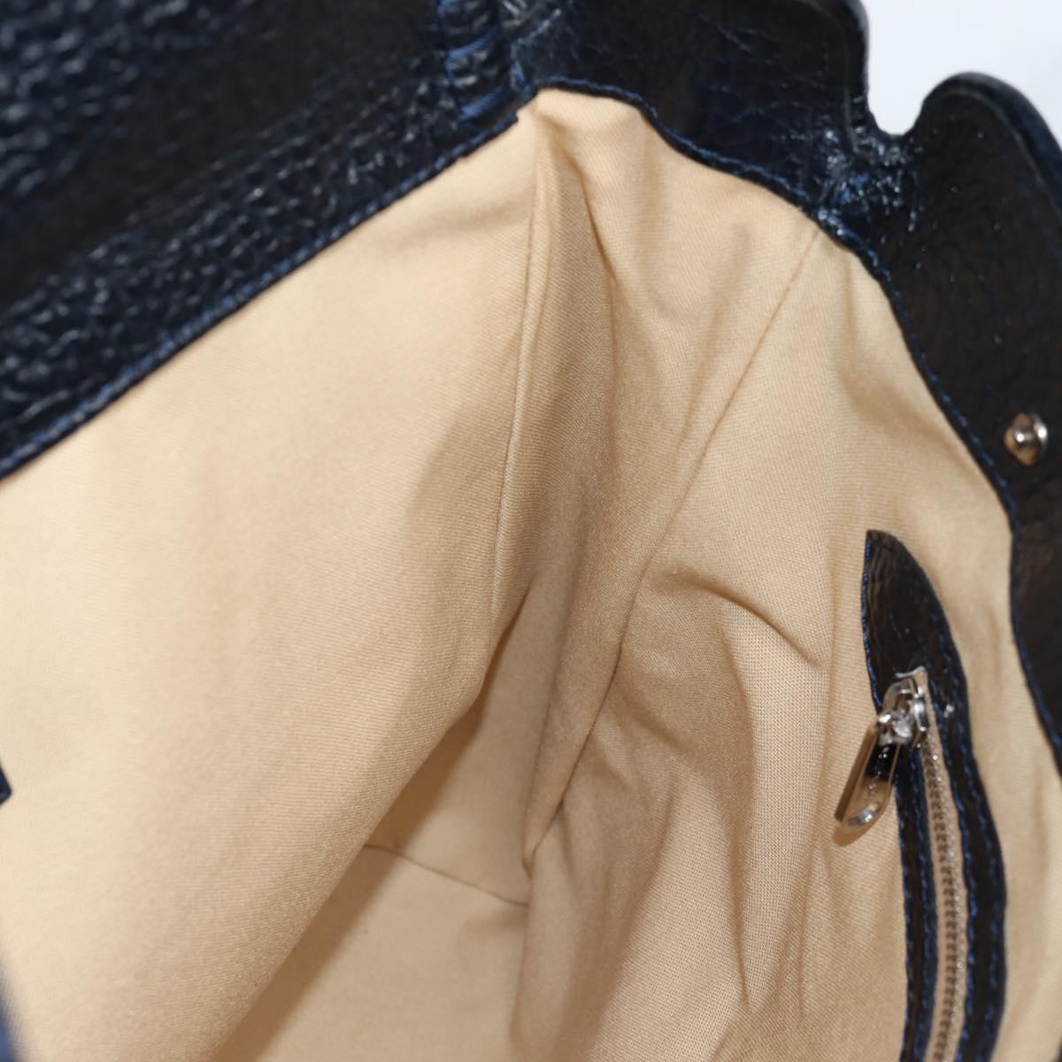 LOUIS VUITTON Cabas Vale Karakoram Hand Bag Wool Navy M95240 LV Auth 138949A