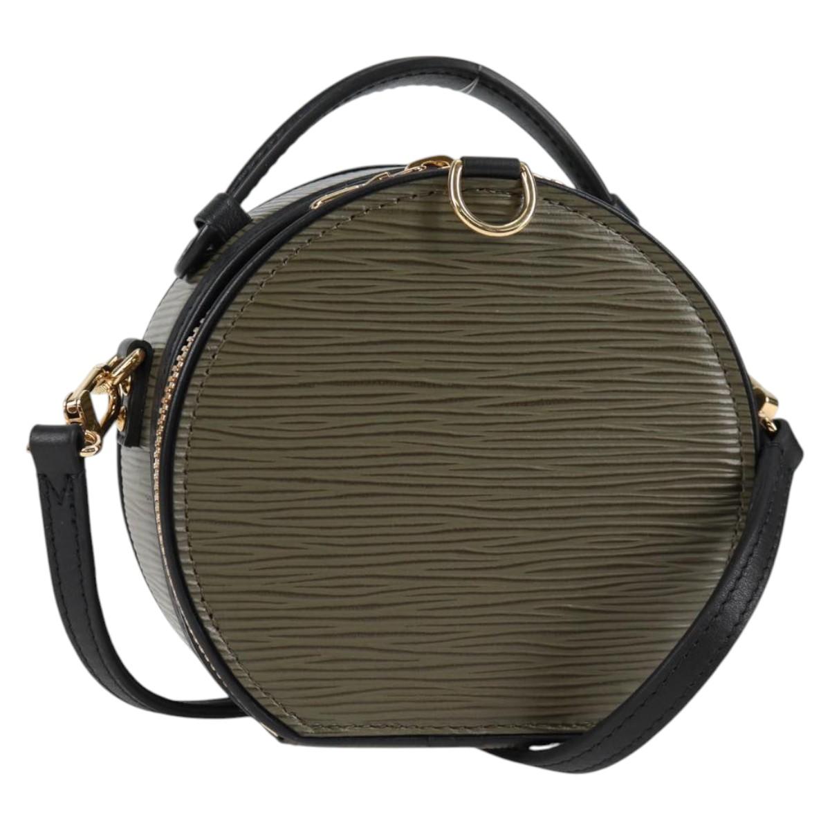 LOUIS VUITTON Epi Mini Boite Chapeau Shoulder Bag Khaki R96001 LV Auth 138954SM