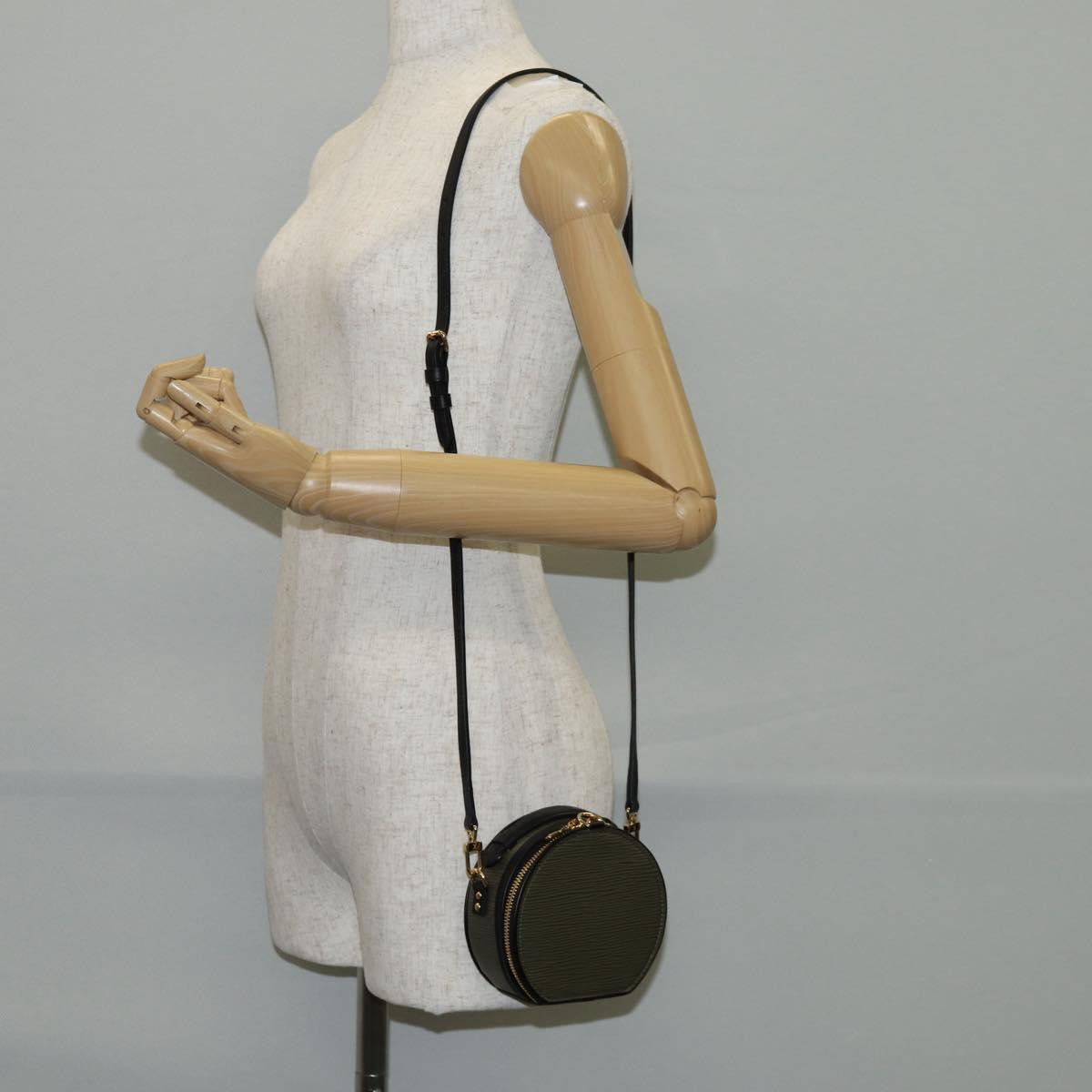 LOUIS VUITTON Epi Mini Boite Chapeau Shoulder Bag Khaki R96001 LV Auth 138954SM