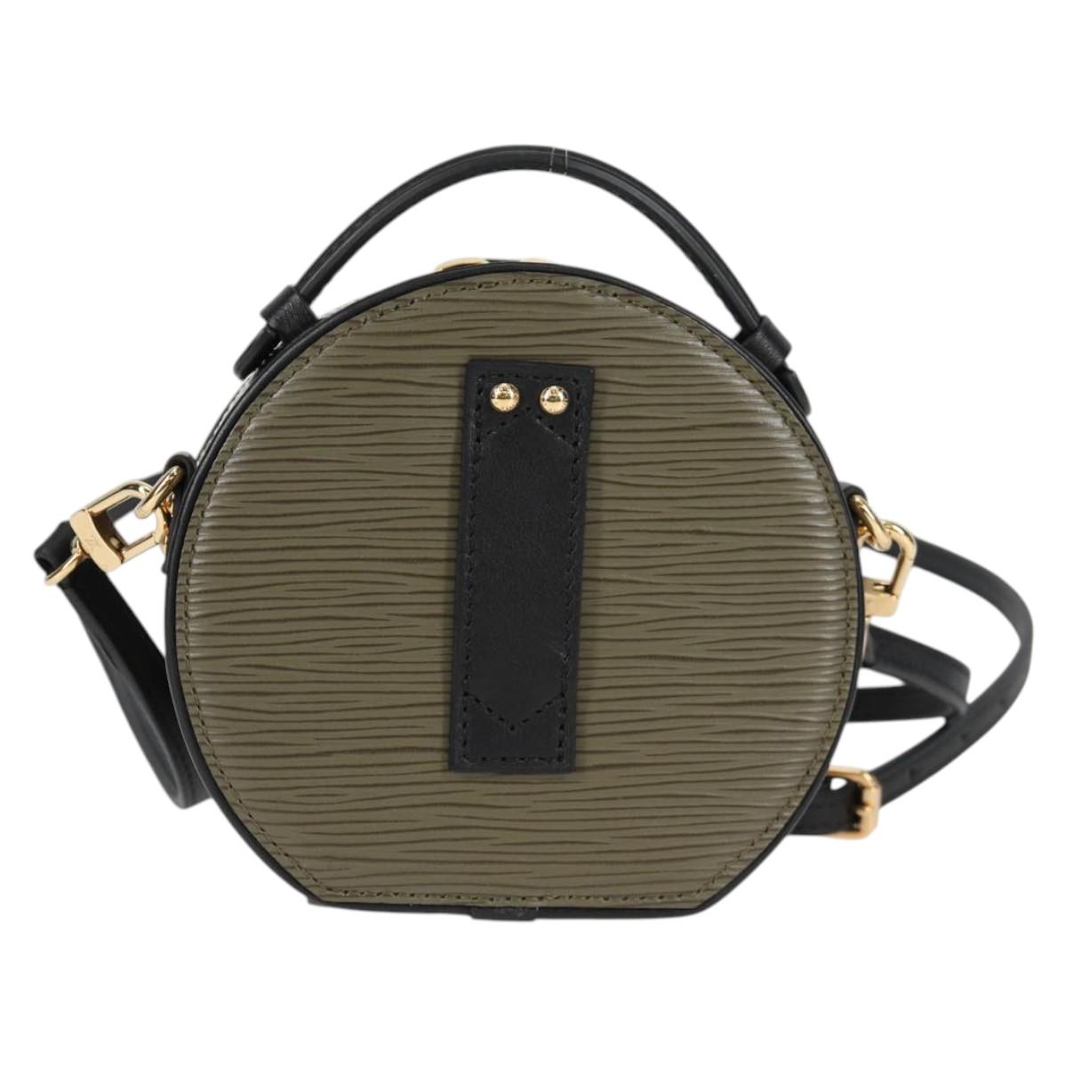 LOUIS VUITTON Epi Mini Boite Chapeau Shoulder Bag Khaki R96001 LV Auth 138954SM