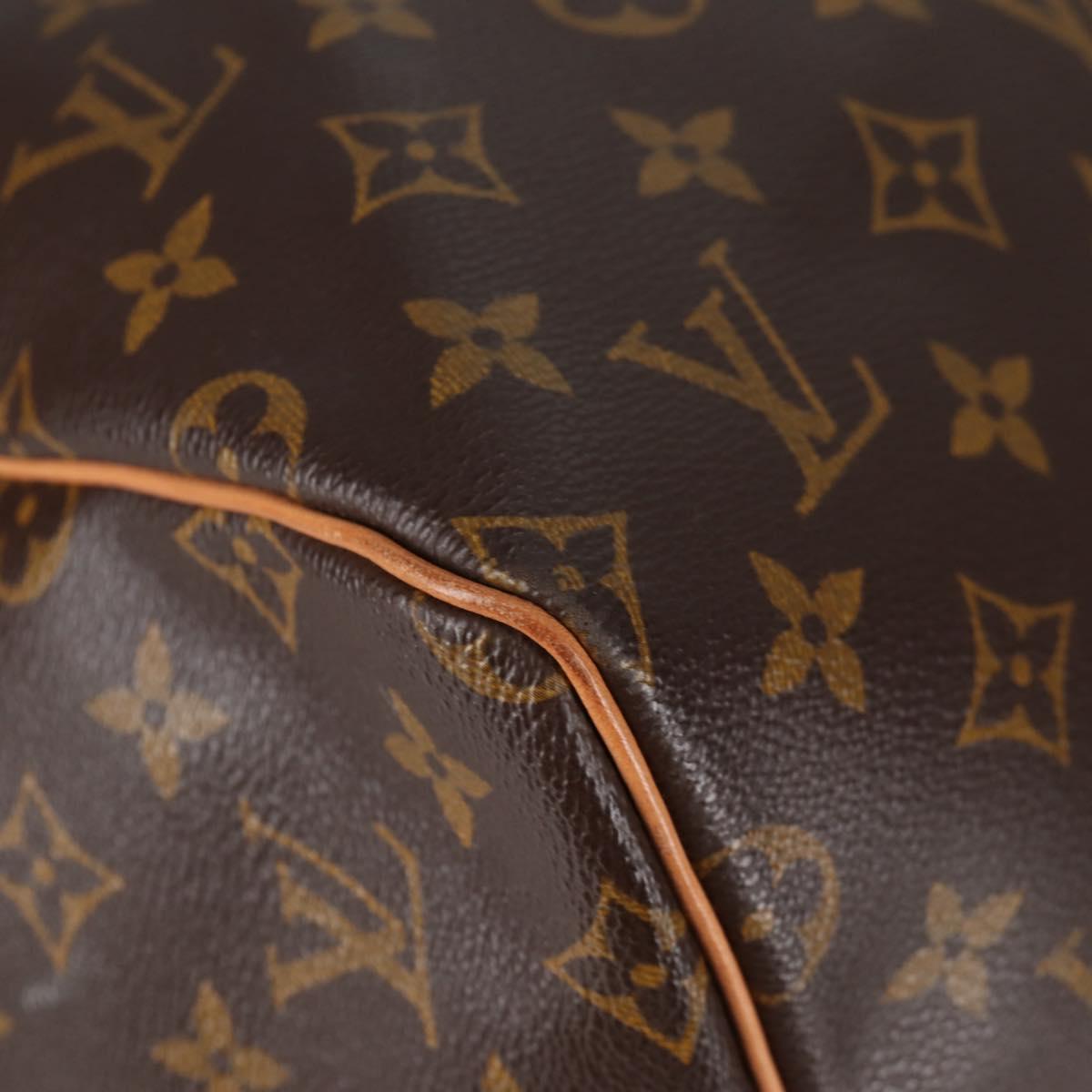 LOUIS VUITTON Monogram Keepall Bandouliere 55 Boston Bag M41414 LV Auth 138960A