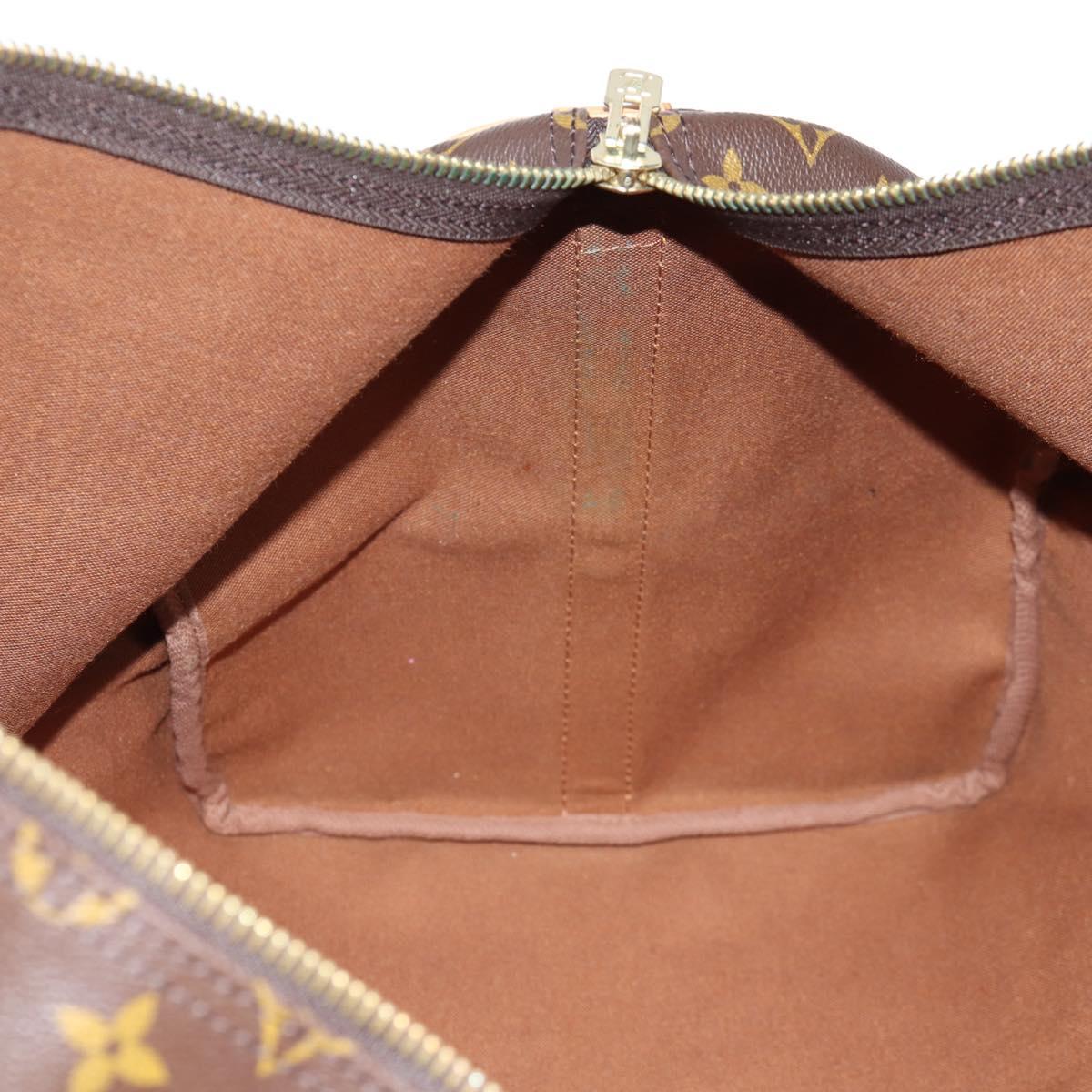 LOUIS VUITTON Monogram Keepall Bandouliere 55 Boston Bag M41414 LV Auth 138960A