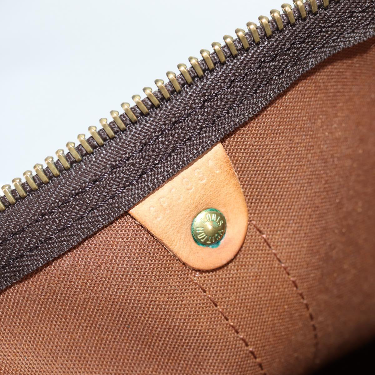 LOUIS VUITTON Monogram Keepall Bandouliere 55 Boston Bag M41414 LV Auth 138960A