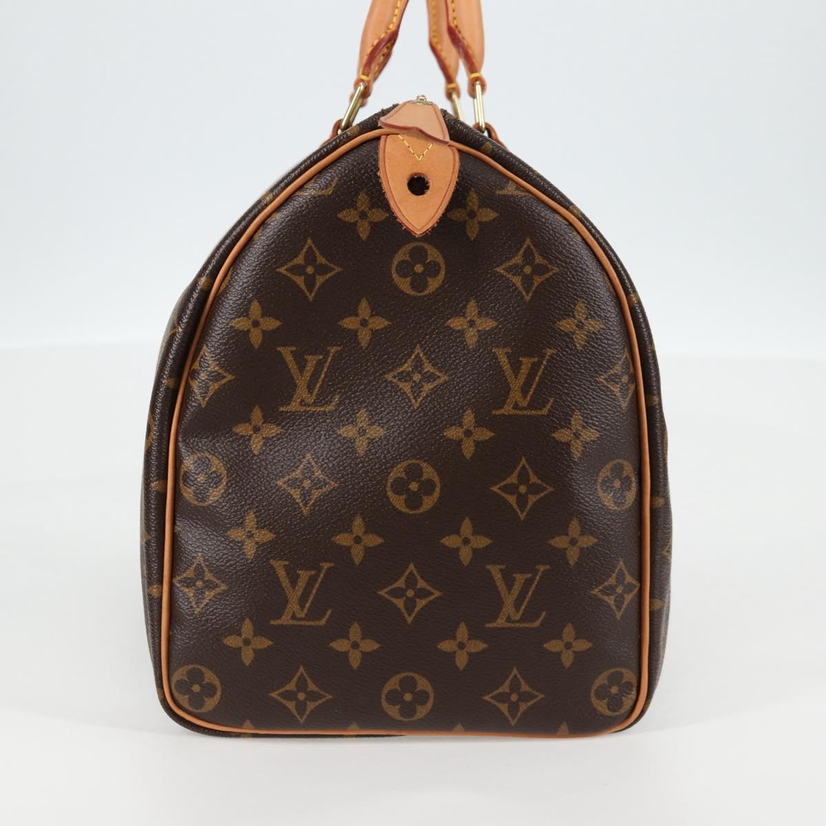 LOUIS VUITTON Monogram Speedy 35 Hand Bag M41524 LV Auth 138963A