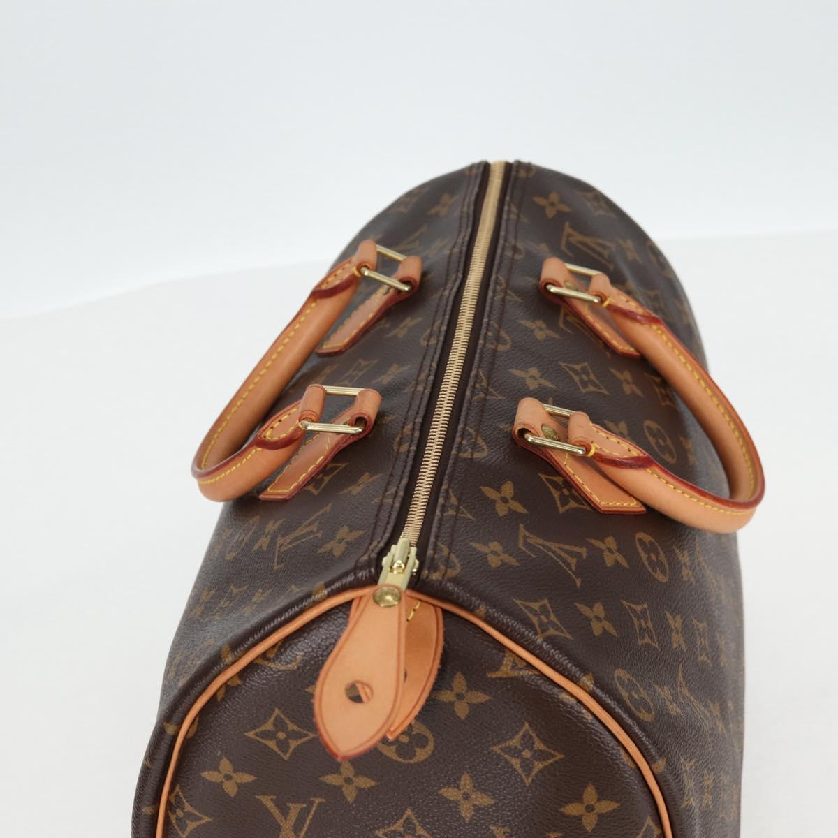 LOUIS VUITTON Monogram Speedy 35 Hand Bag M41524 LV Auth 138963A