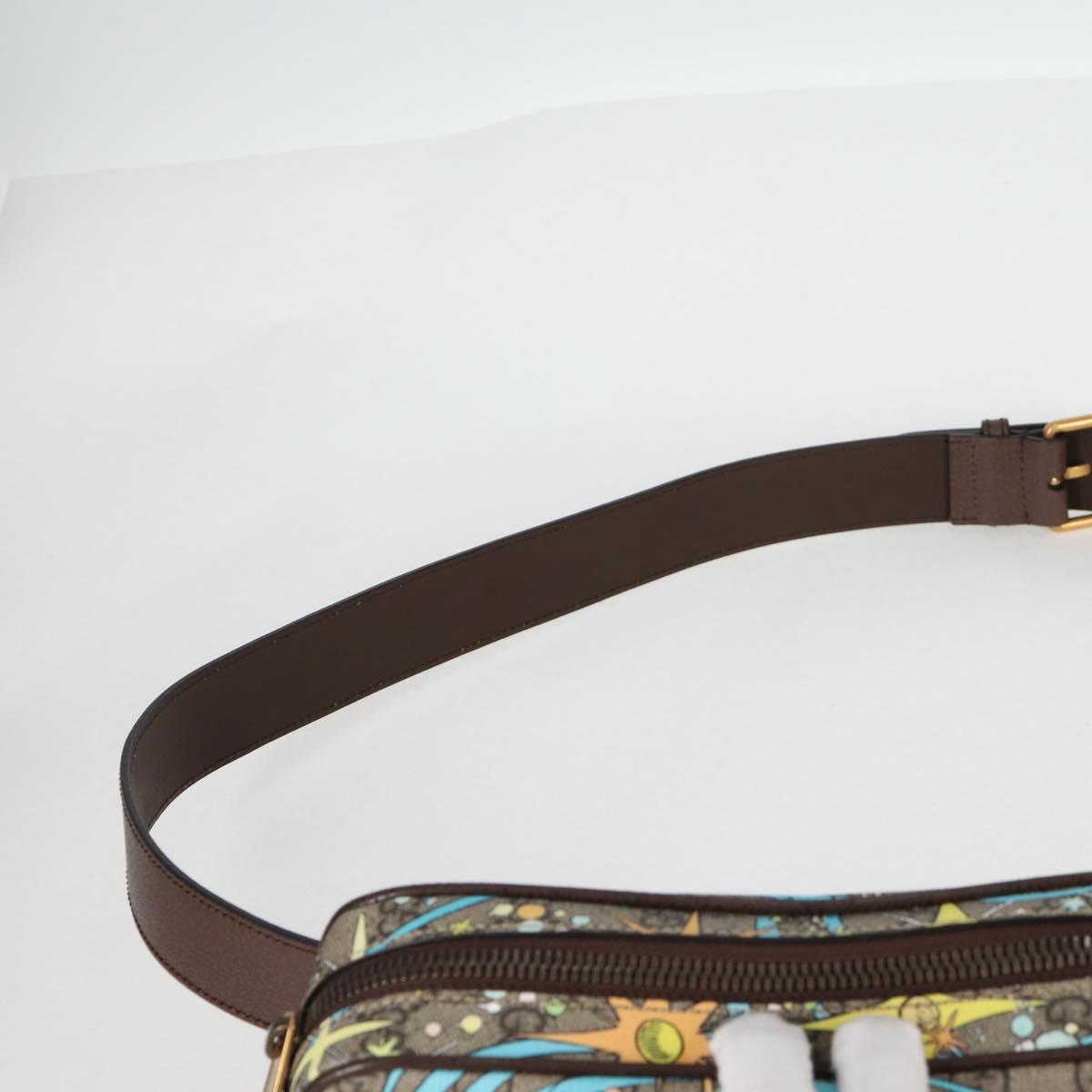 GUCCI GG Supreme Disney Collaboration Waist Bag PVC Beige 602695 Auth 138991A
