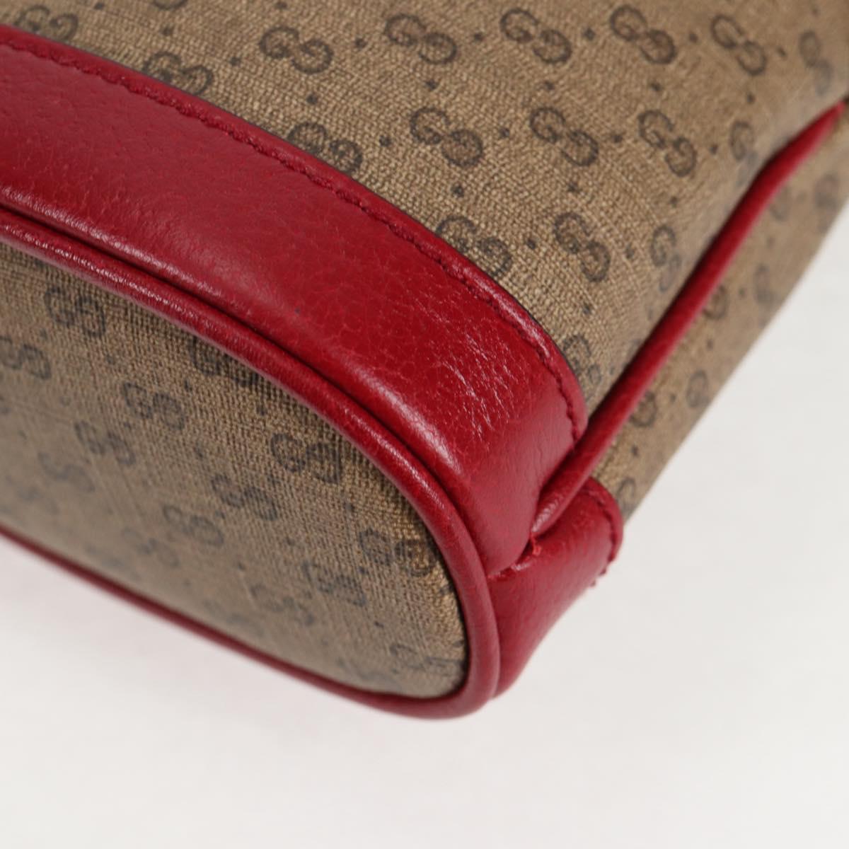 GUCCI Micro GG Supreme Doraemon Collaboration Bag PVC Beige 647801 Auth 138992SAM