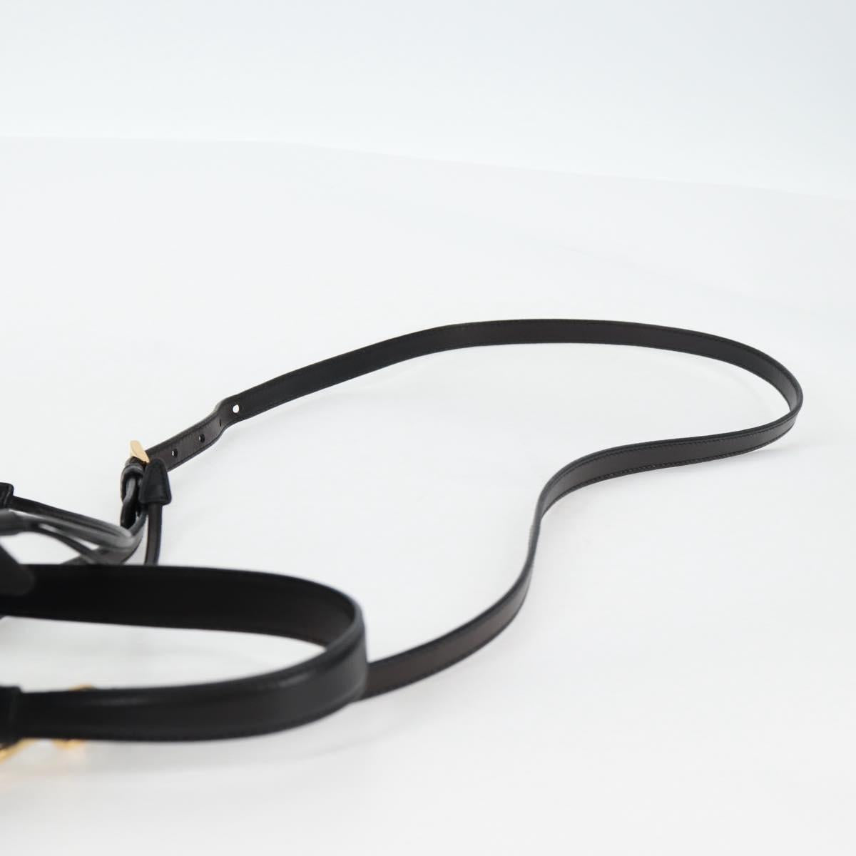 PRADA Rattan Hand Bag Canvas 2way Blue Gold 1BH115 Auth 138994A