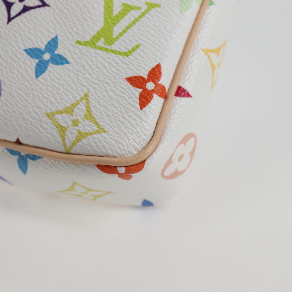 LOUIS VUITTON Monogram Multicolor LV × TM Pochette Pouch M13404 Auth 138997S