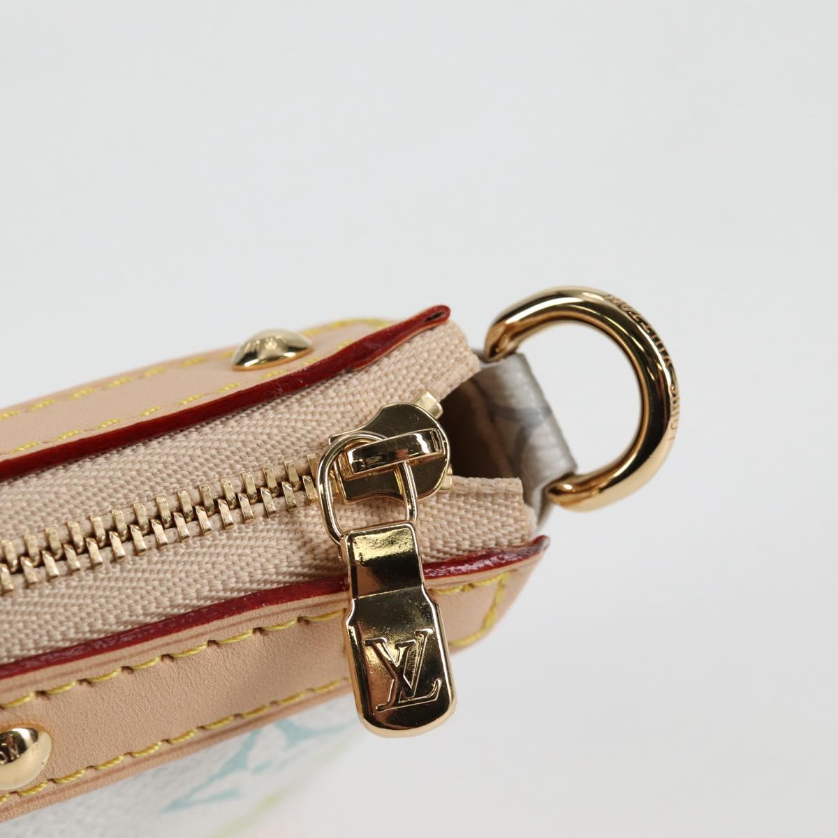 LOUIS VUITTON Monogram Multicolor LV × TM Pochette Pouch M13404 Auth 138997S