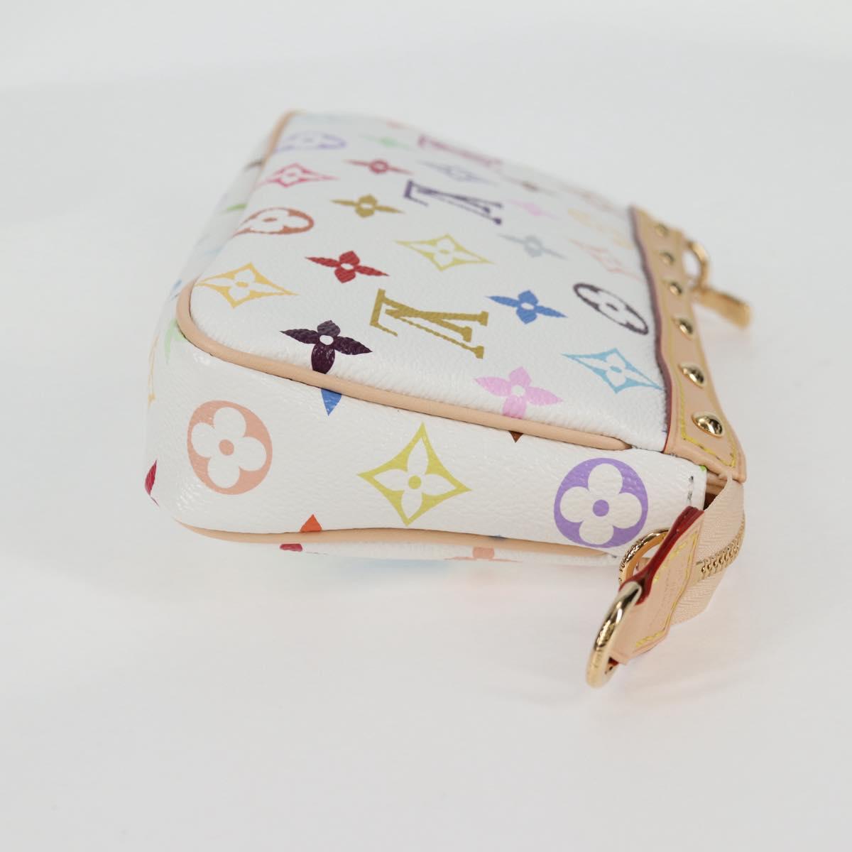 LOUIS VUITTON Monogram Multicolor LV × TM Pochette Pouch M13404 Auth 138997S