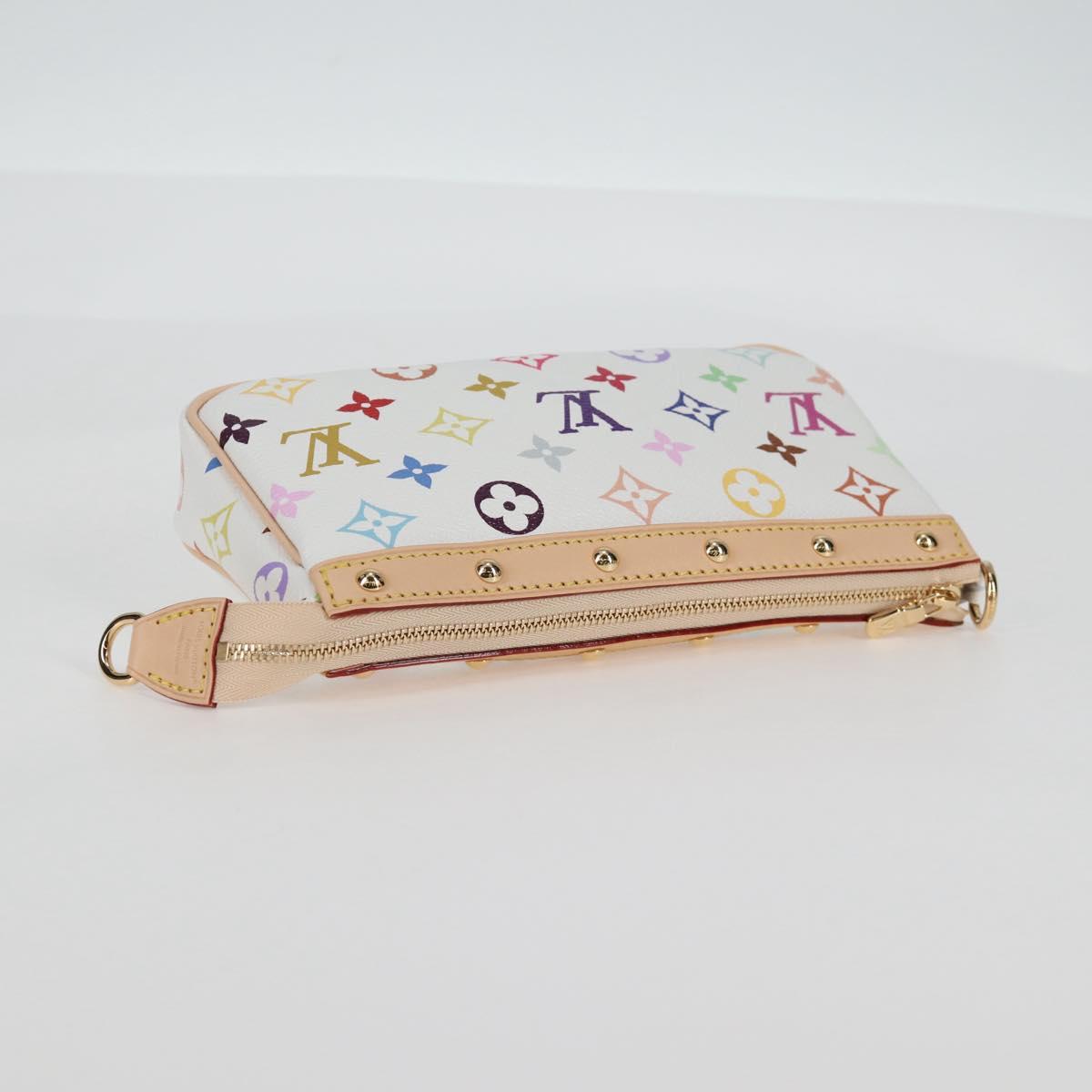 LOUIS VUITTON Monogram Multicolor LV × TM Pochette Pouch M13404 Auth 138997S