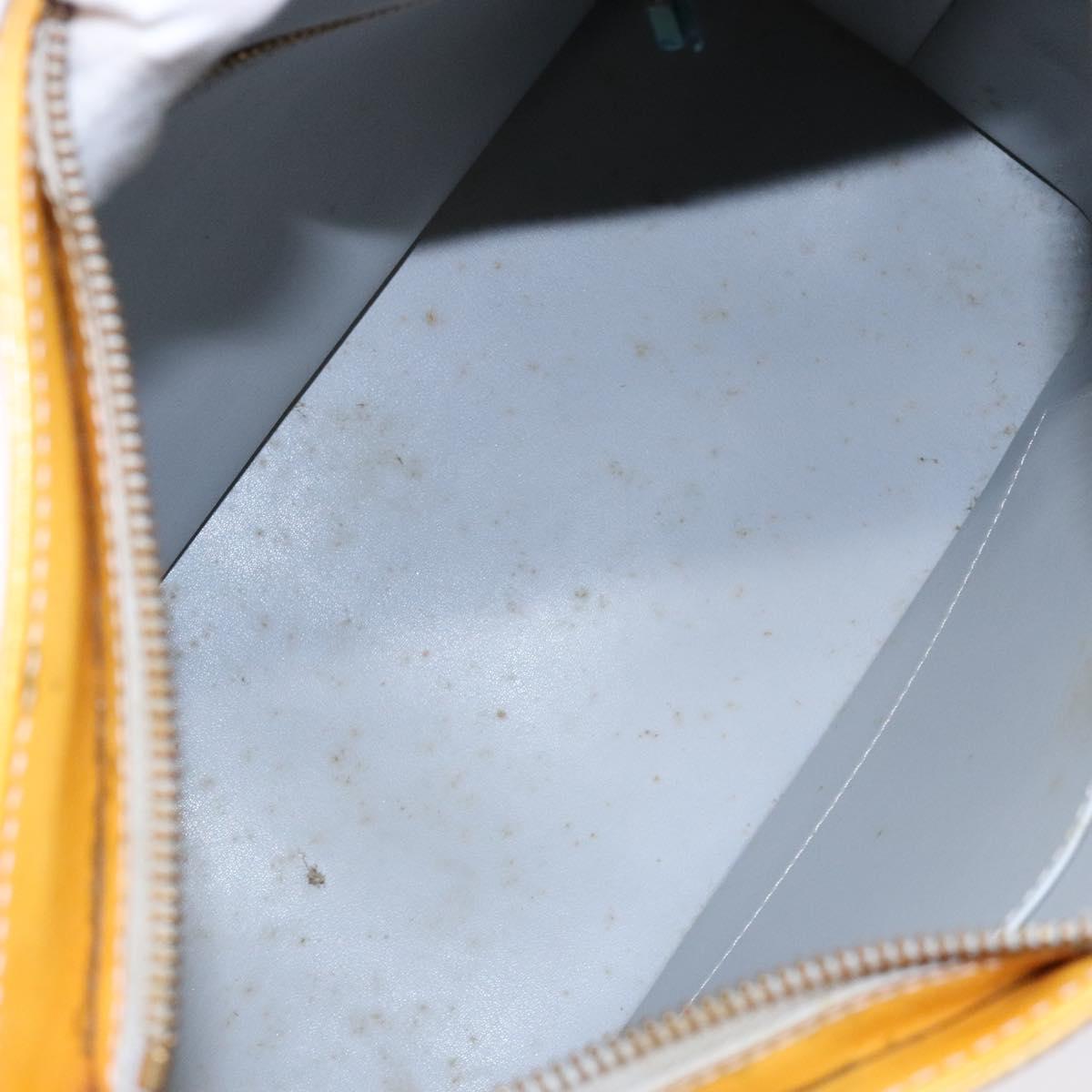 LOUIS VUITTON Monogram Vernis Houston Hand Bag Gris M91053 LV Auth 139004