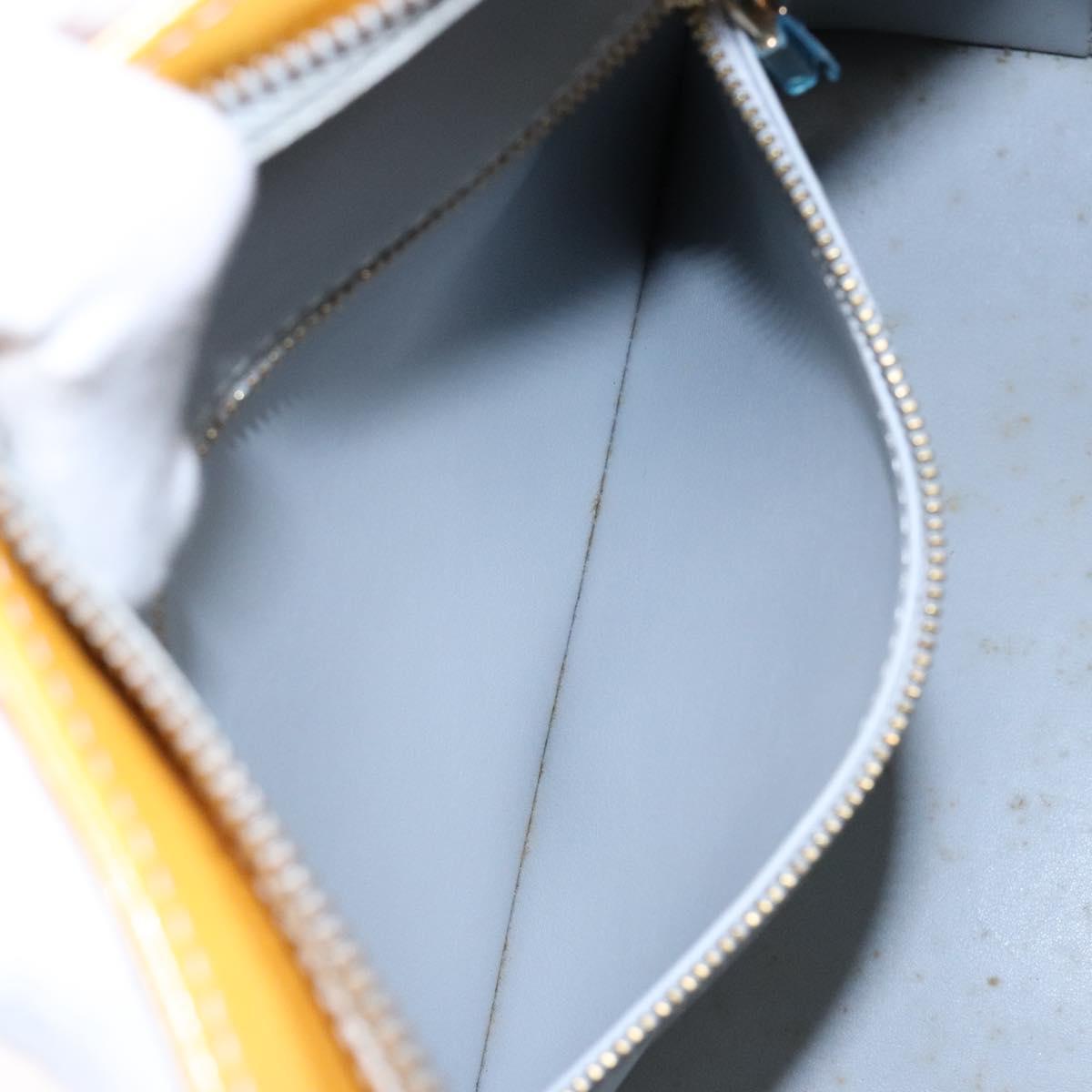 LOUIS VUITTON Monogram Vernis Houston Hand Bag Gris M91053 LV Auth 139004