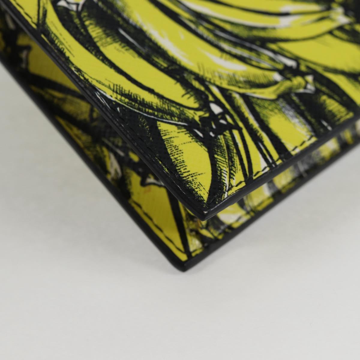 PRADA Smartphone Case Pouch Safiano Yellow 2ZH068 Auth 139022M