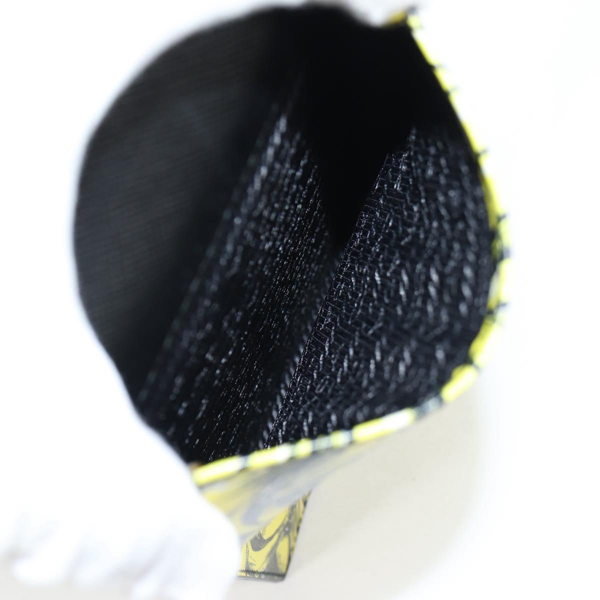 PRADA Smartphone Case Pouch Safiano Yellow 2ZH068 Auth 139022M