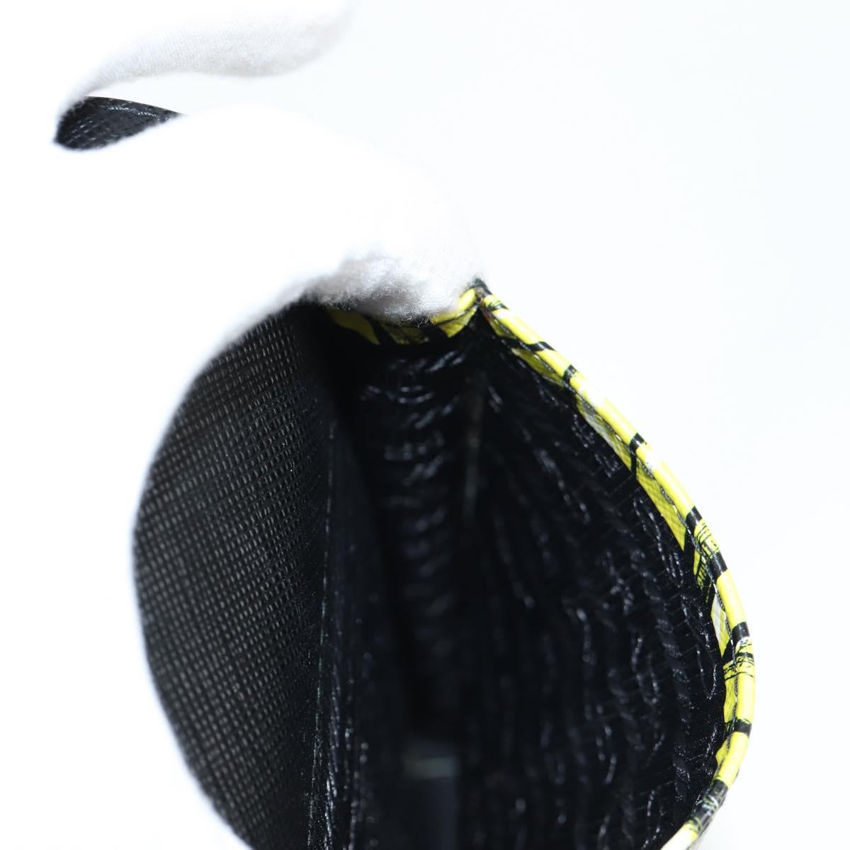 PRADA Smartphone Case Pouch Safiano Yellow 2ZH068 Auth 139022M