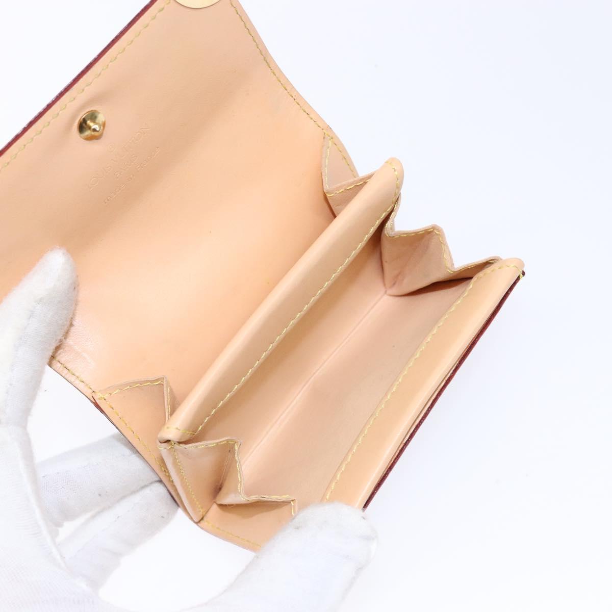 LOUIS VUITTON Monogram Multicolor Porte Monnaie Plat Purse M92656 LV Auth 139030