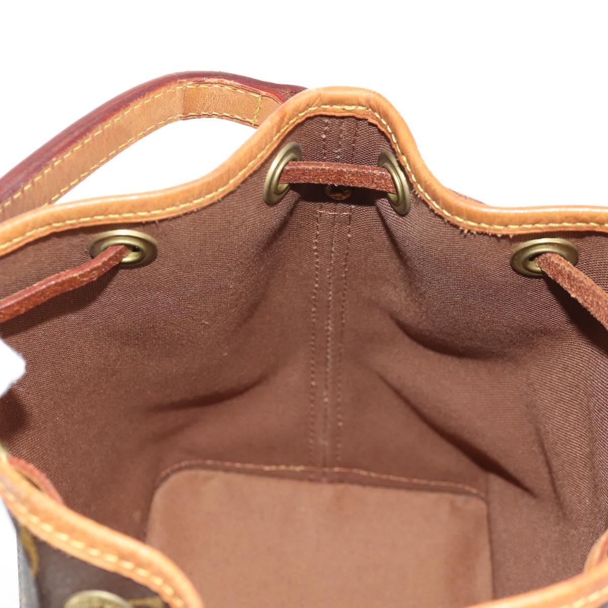 LOUIS VUITTON Monogram Mini Noe Hand Bag M42227 LV Auth 139038V