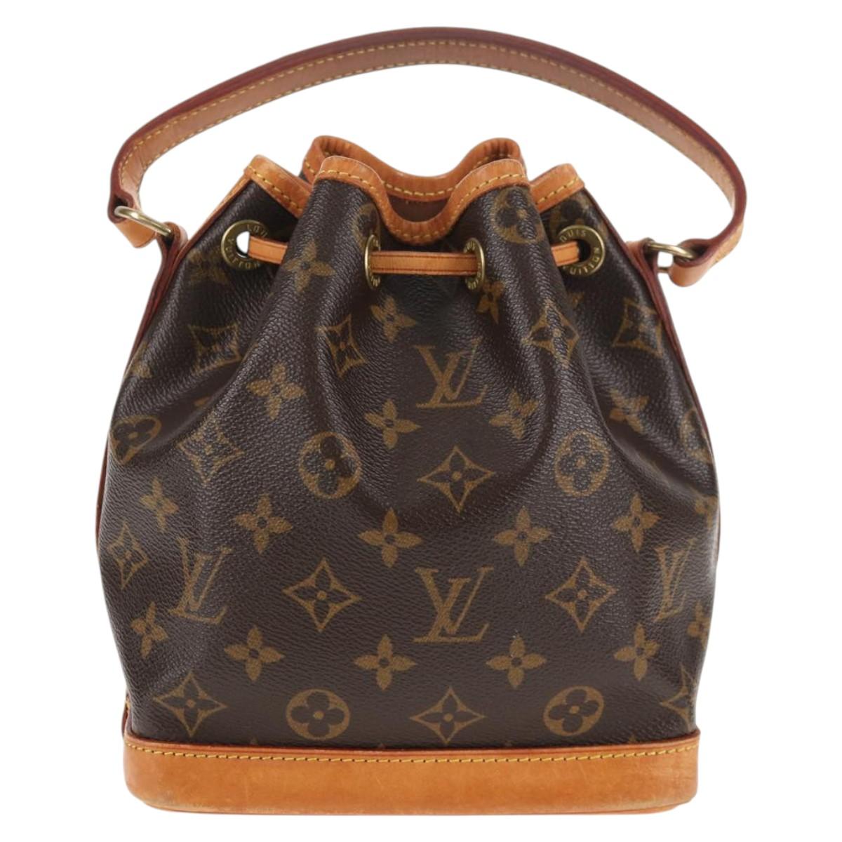 LOUIS VUITTON Monogram Mini Noe Hand Bag M42227 LV Auth 139038V