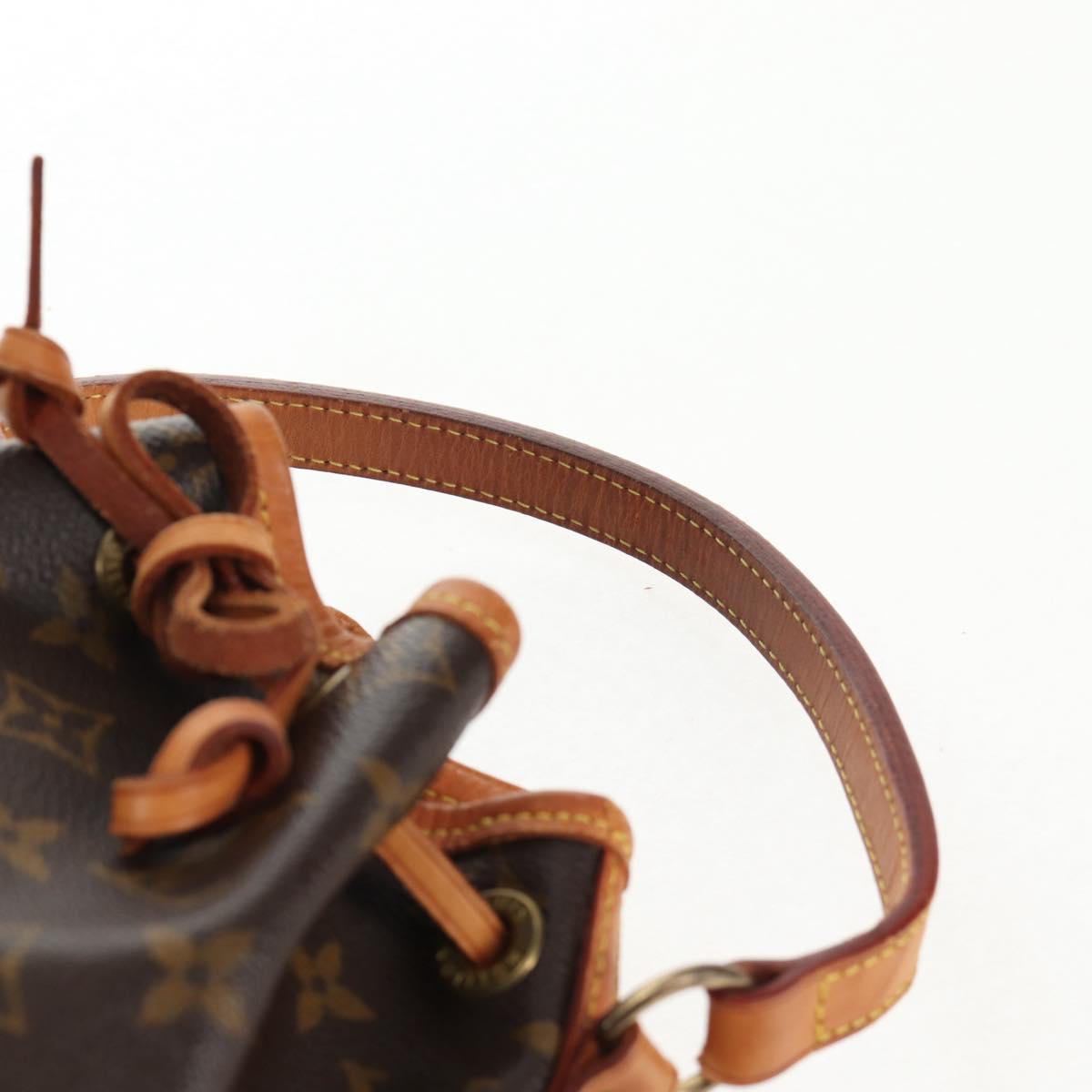LOUIS VUITTON Monogram Mini Noe Hand Bag M42227 LV Auth 139038V