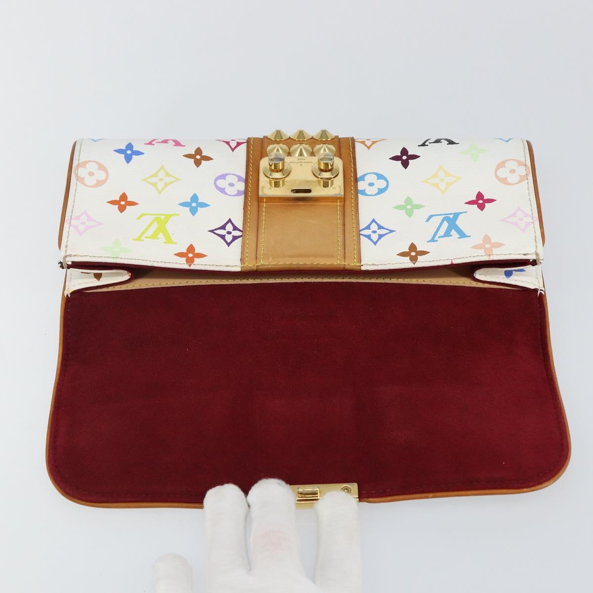 LOUIS VUITTON Monogram Multicolor Pochette Courtney Bag M45639 LV Auth 139039V