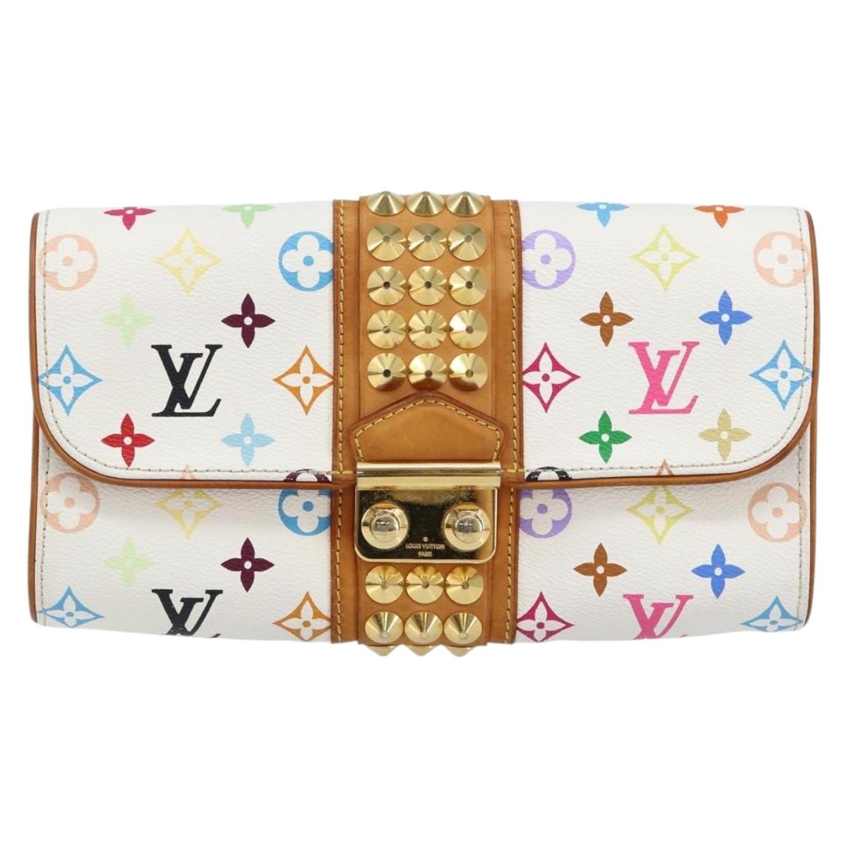 LOUIS VUITTON Monogram Multicolor Pochette Courtney Bag M45639 LV Auth 139039A