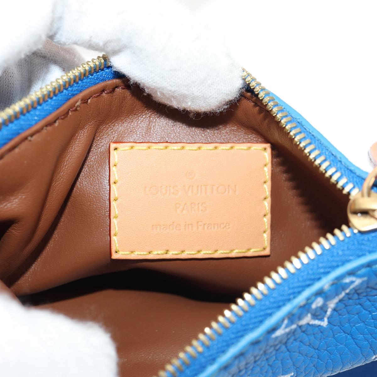 LOUIS VUITTON Monogram Speedy P9 Bandouliere 25 Bag Blue M24424 LV Auth 139046SM