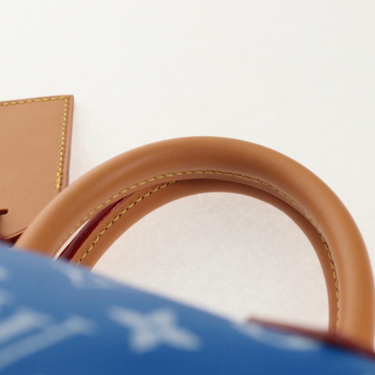 LOUIS VUITTON Monogram Speedy P9 Bandouliere 25 Bag Blue M24424 LV Auth 139046SM