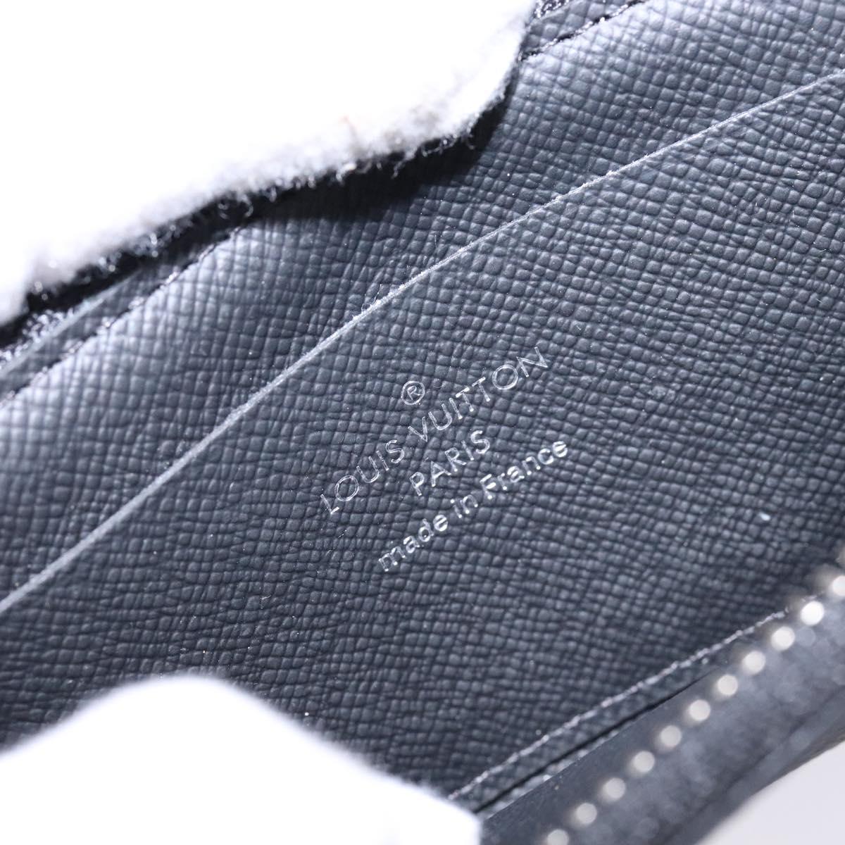 LOUIS VUITTON Monogram Eclipse Porte monnaie Jour Coin Purse M63536 Auth 139056