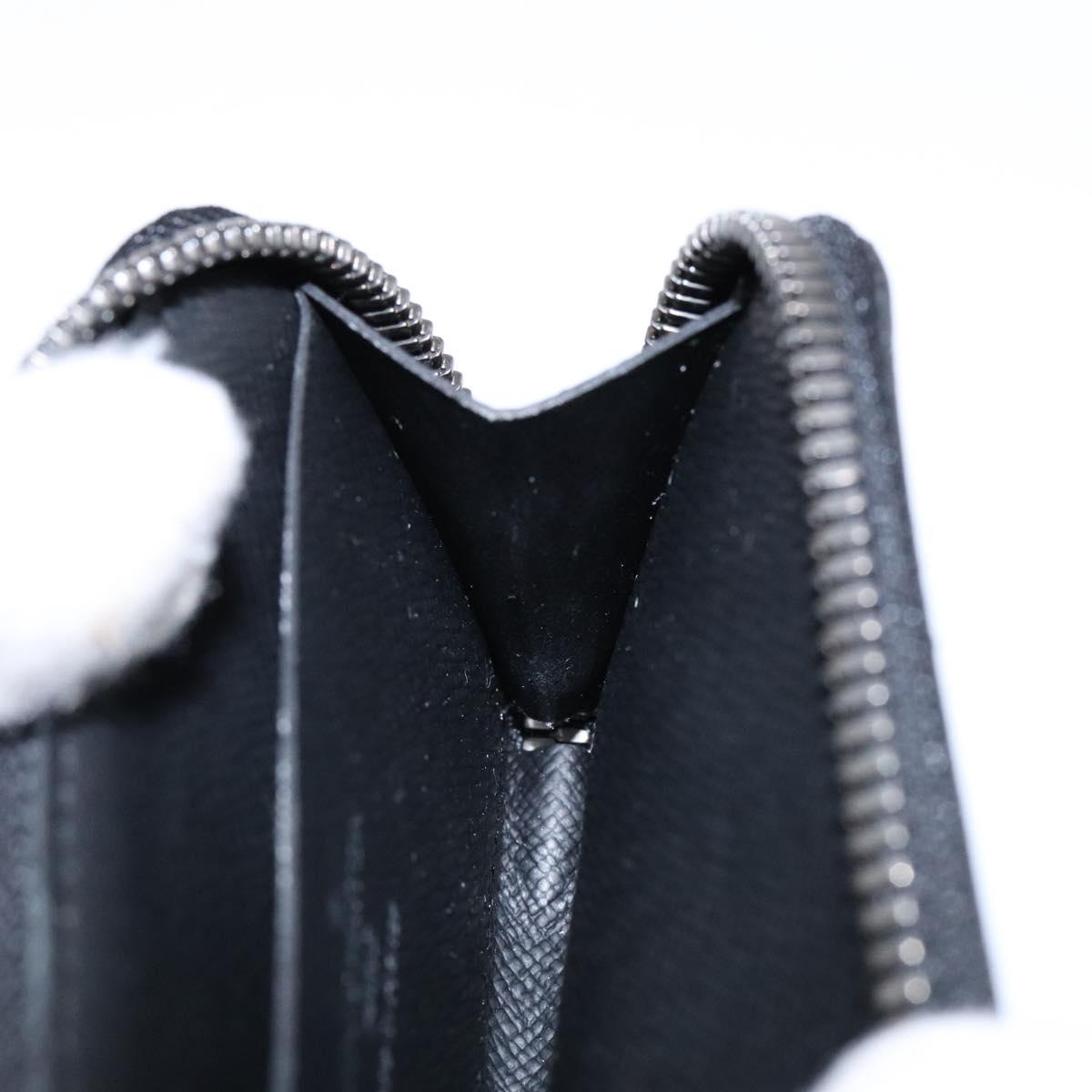 LOUIS VUITTON Monogram Eclipse Porte monnaie Jour Coin Purse M63536 Auth 139056