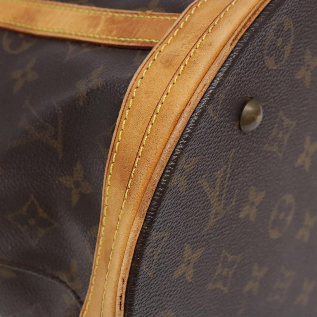 LOUIS VUITTON Monogram Bucket GM Shoulder Bag M42236 LV Auth 139086