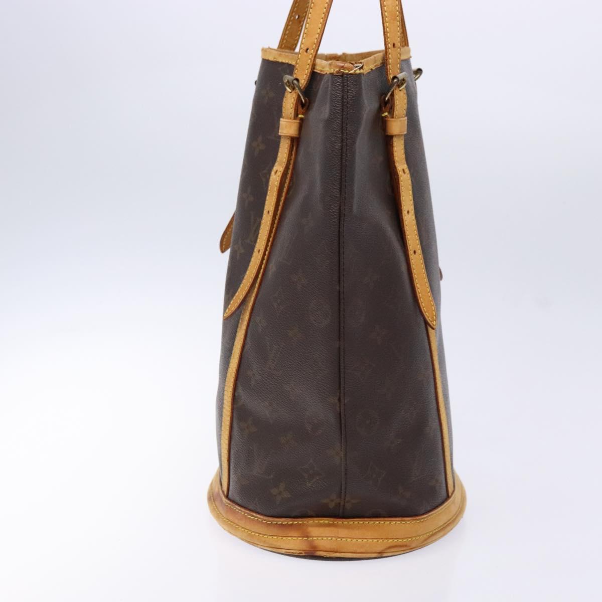 LOUIS VUITTON Monogram Bucket GM Shoulder Bag M42236 LV Auth 139086