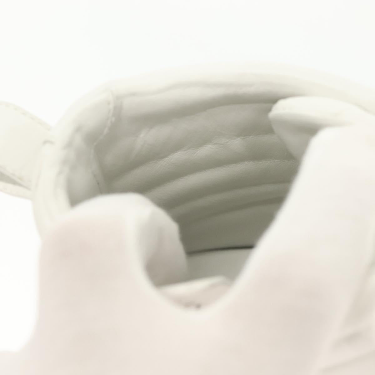 LOUIS VUITTON Stellar Tyne High Top Sneakers Leather White LV Auth 139090